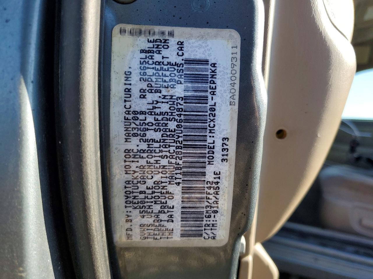 2000 TOYOTA Avalon