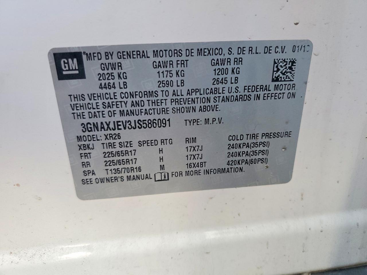 2018 CHEVROLET EQUINOX