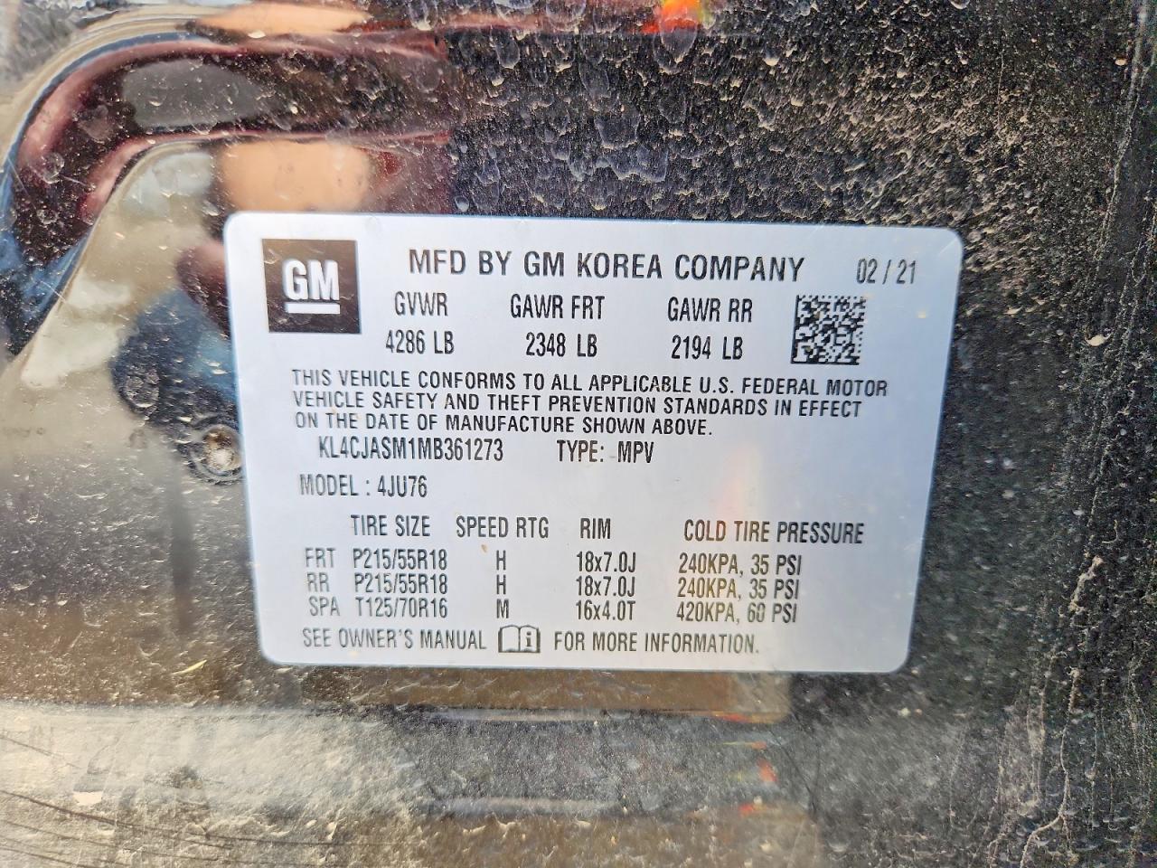 2021 BUICK ENCORE