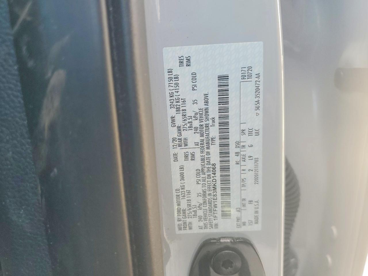 2021 FORD F-150