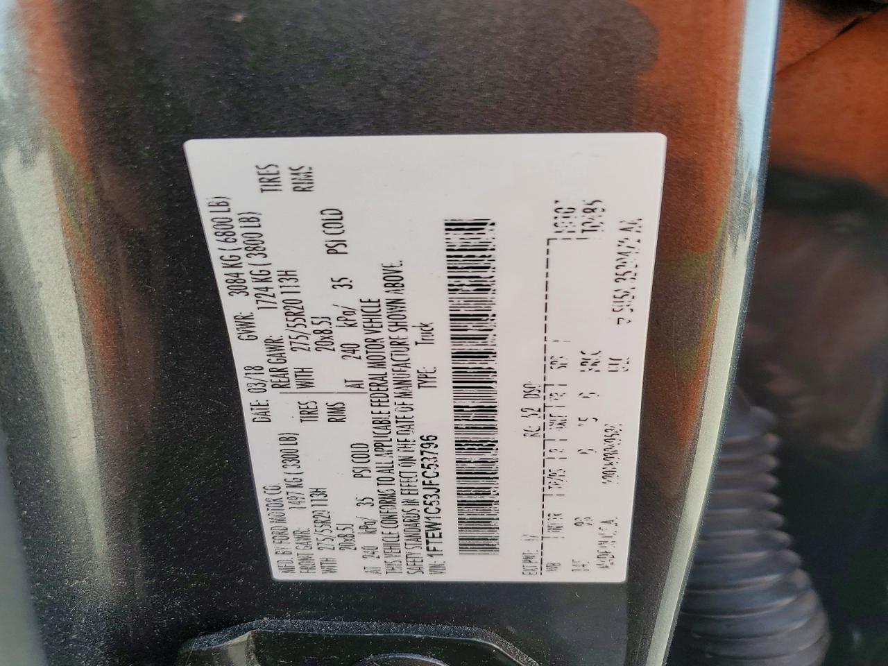 2018 FORD F-150