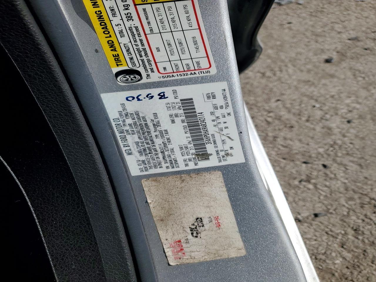 2010 FORD FUSION