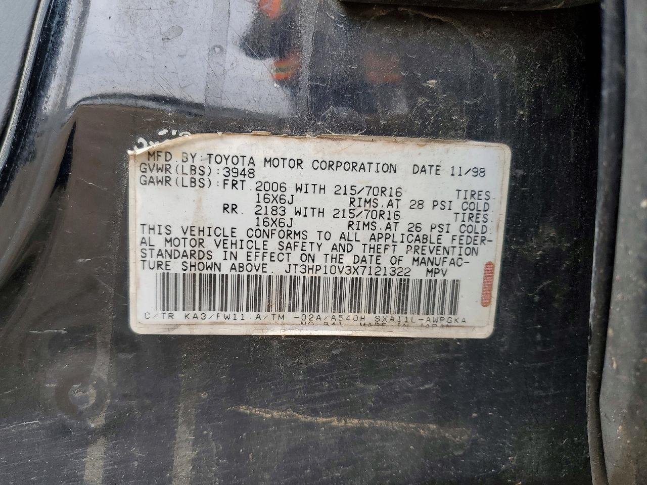 1999 TOYOTA RAV4