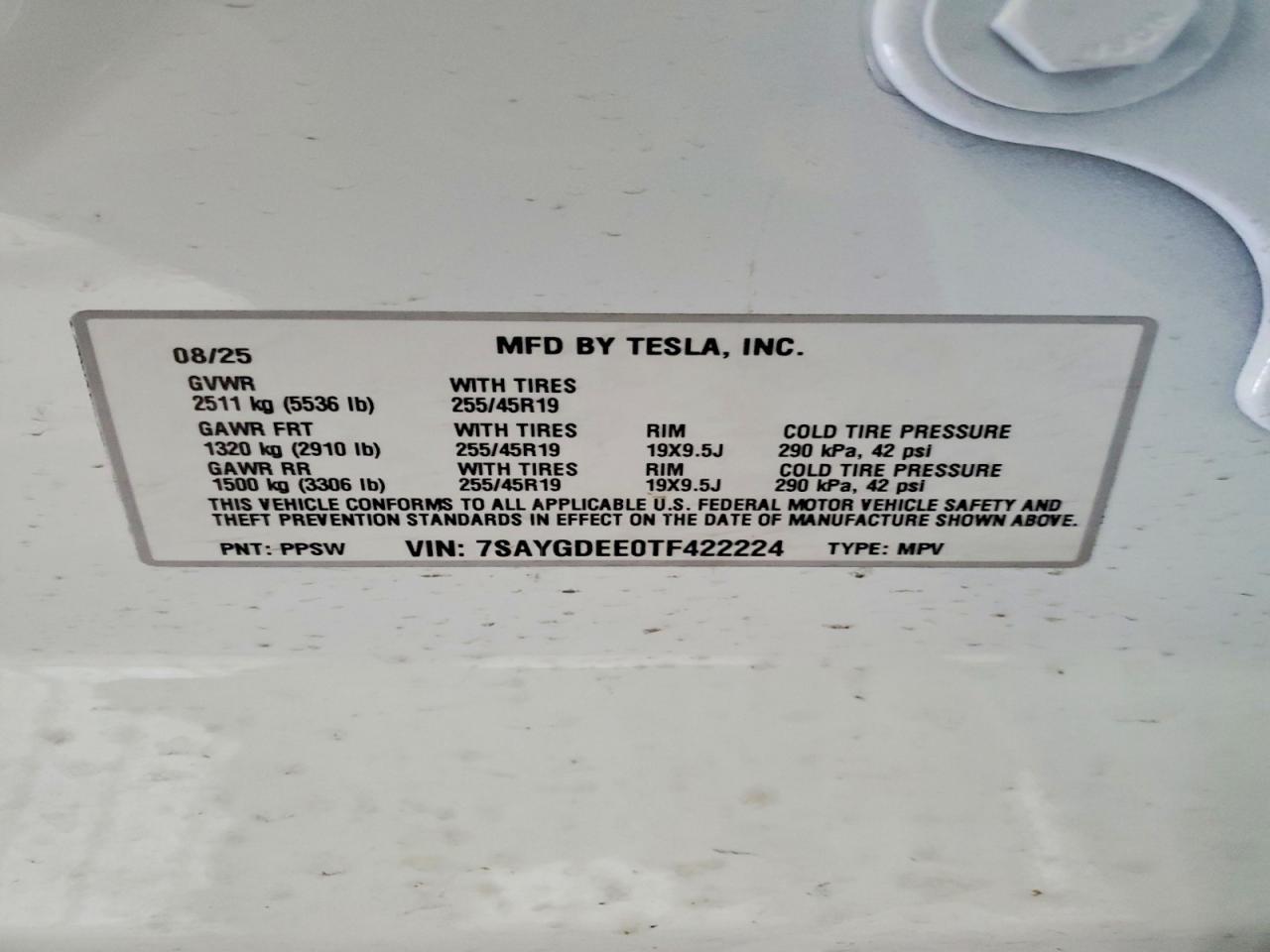 2026 TESLA MODEL Y