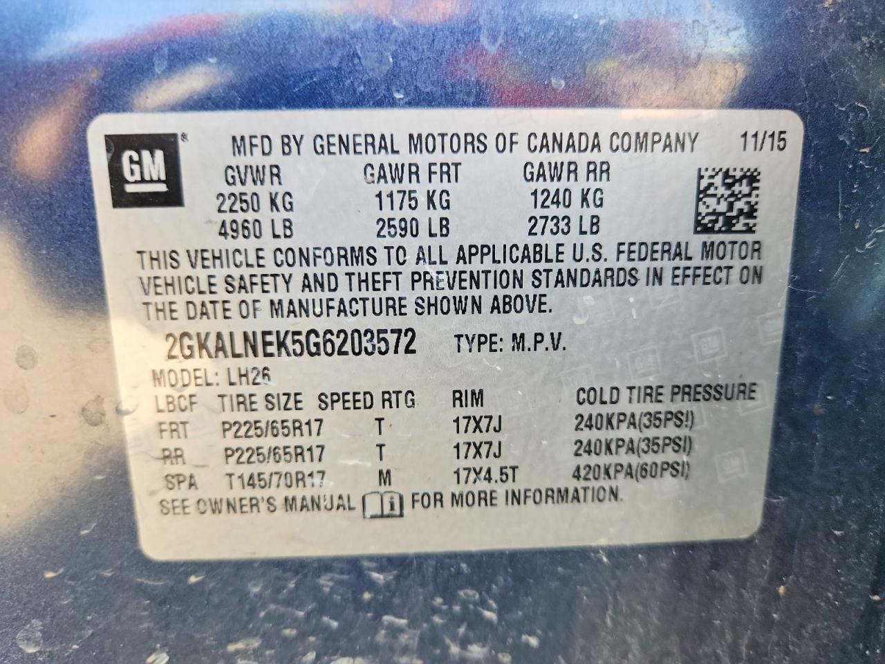 2016 GMC Terrain