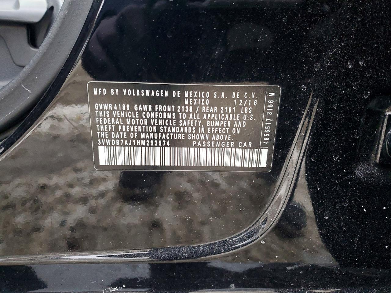 2017 VOLKSWAGEN JETTA