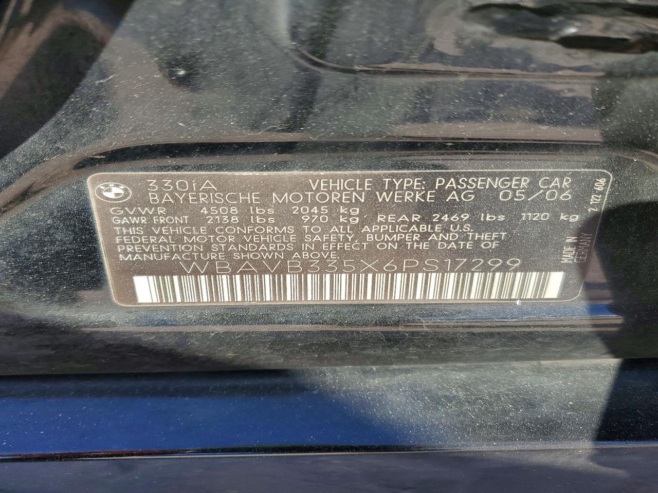 2006 BMW 3 SERIES