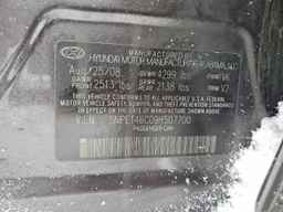2009 HYUNDAI SONATA