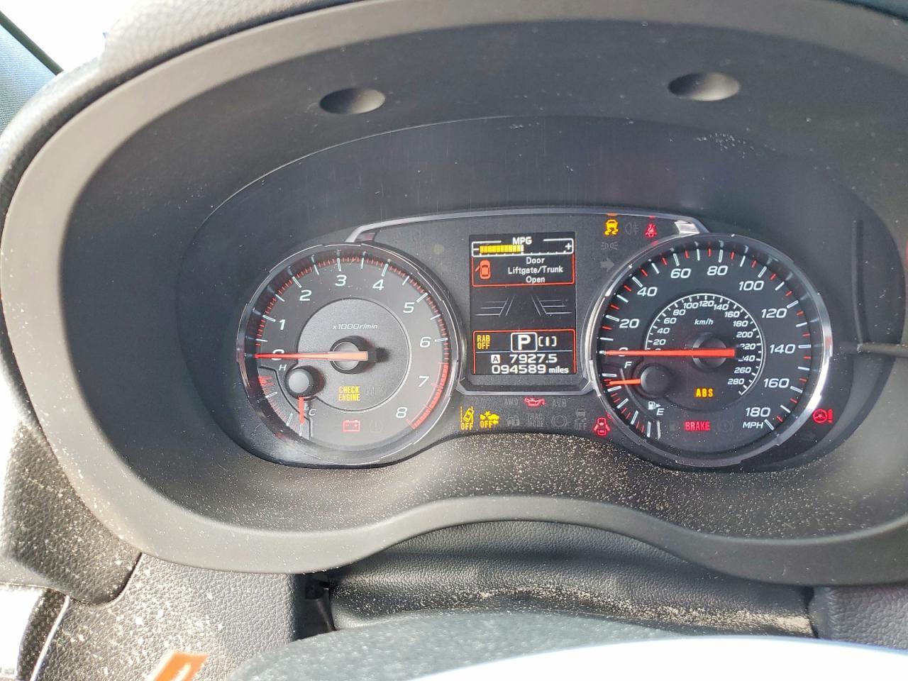 2018 SUBARU WRX