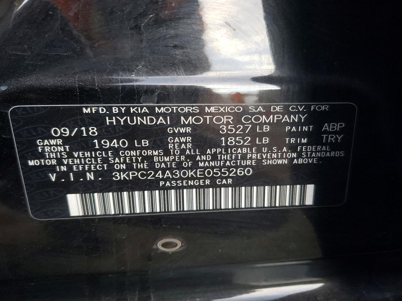 2019 HYUNDAI ACCENT