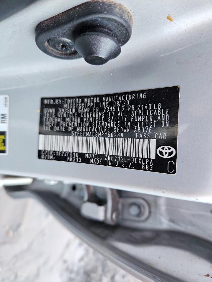 2021 TOYOTA COROLLA