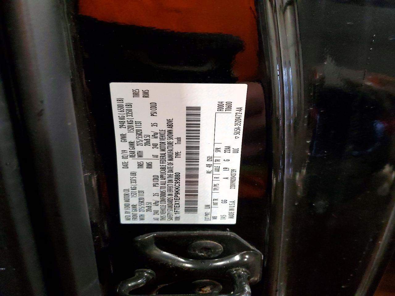 2019 FORD F-150