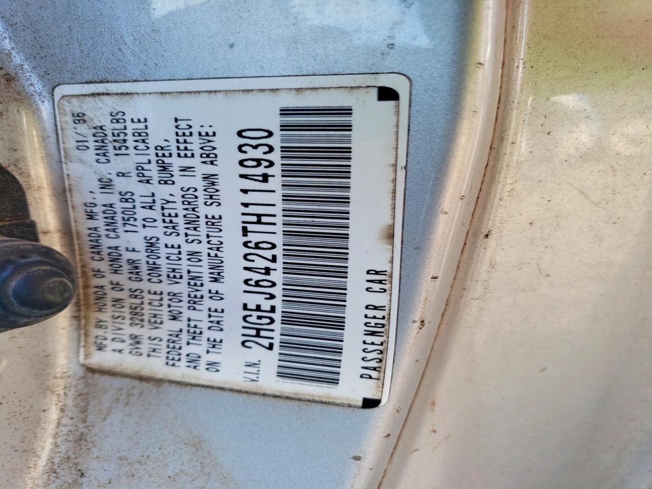 1996 HONDA CIVIC