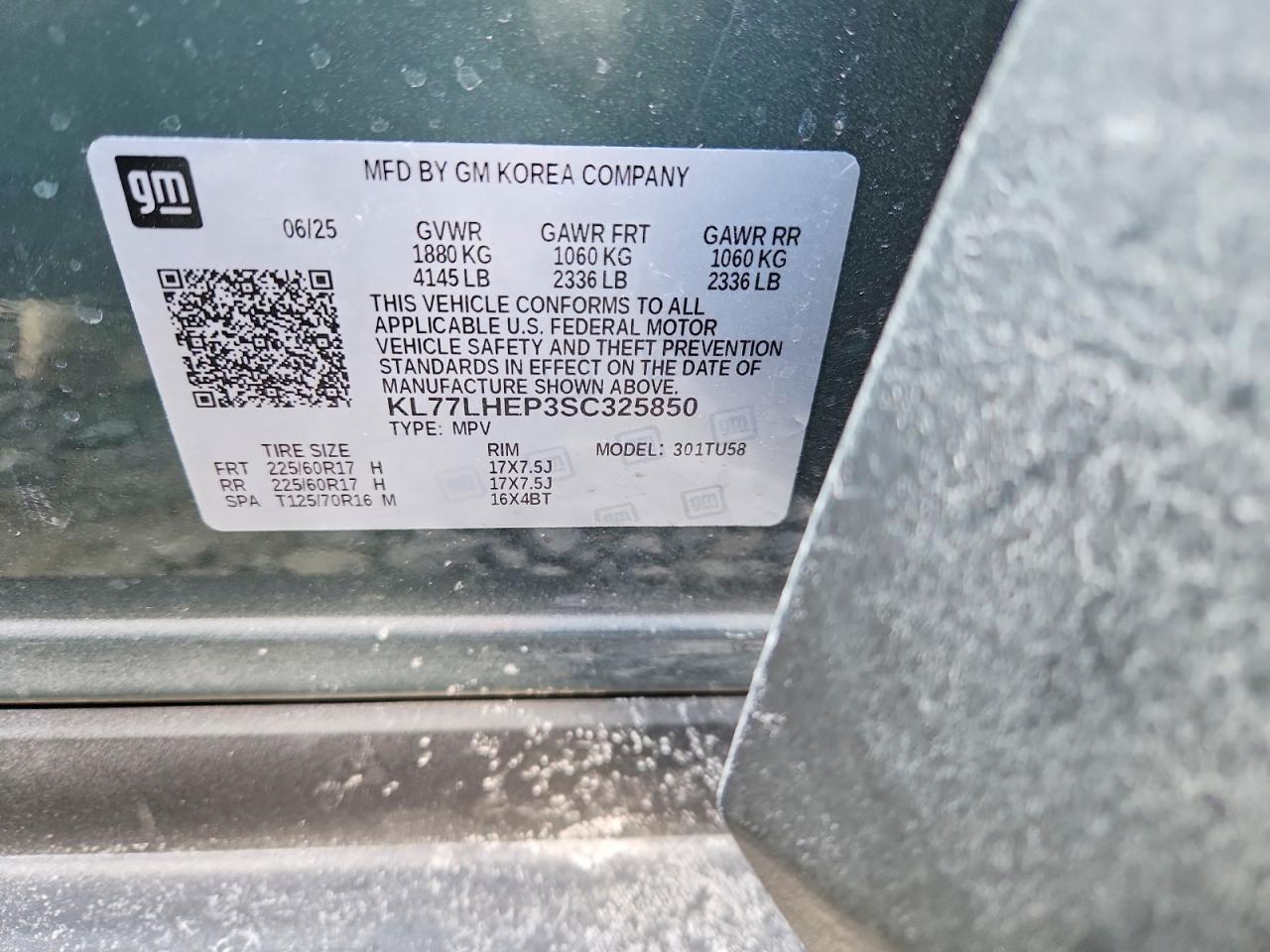 2025 CHEVROLET TRAX