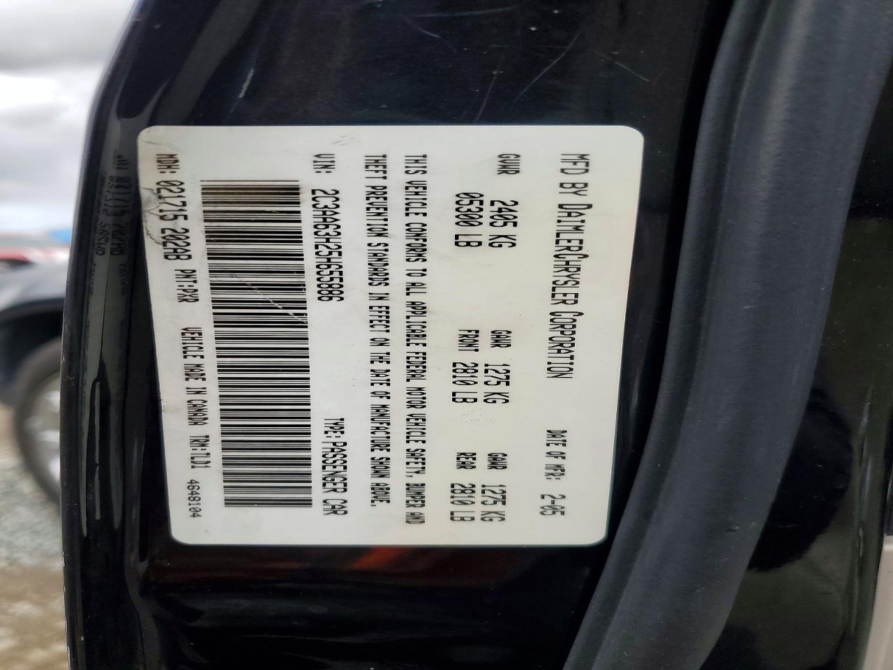 2005 CHRYSLER 300