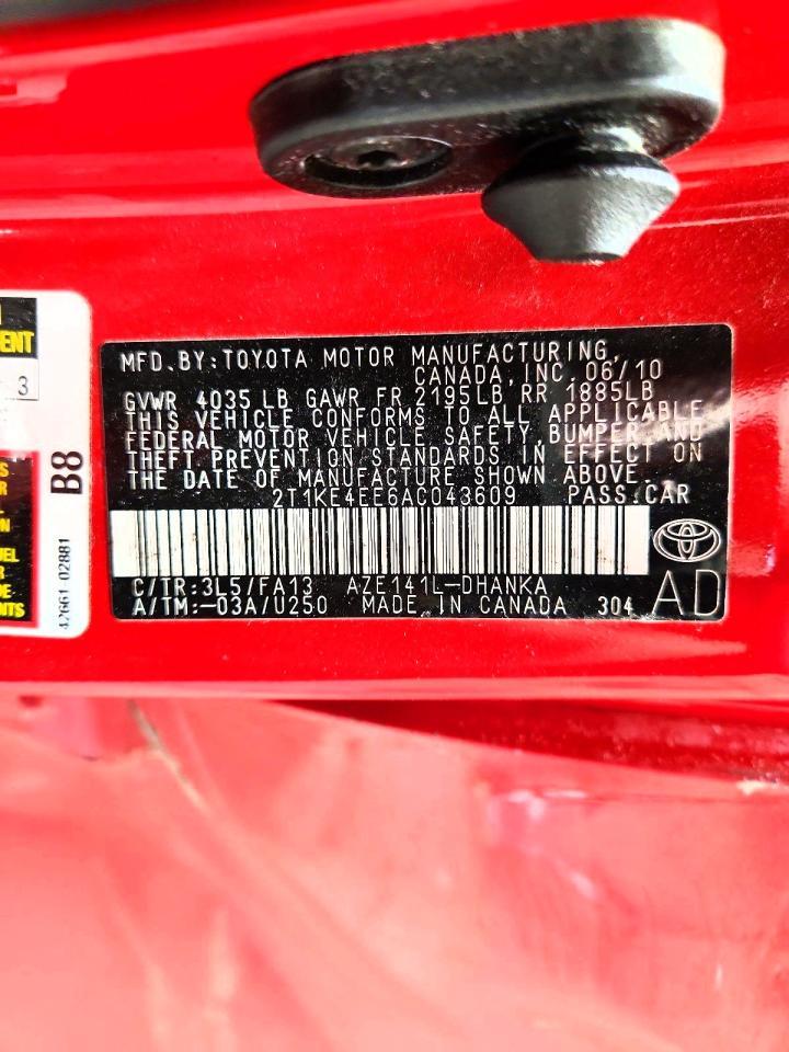 2010 TOYOTA MATRIX