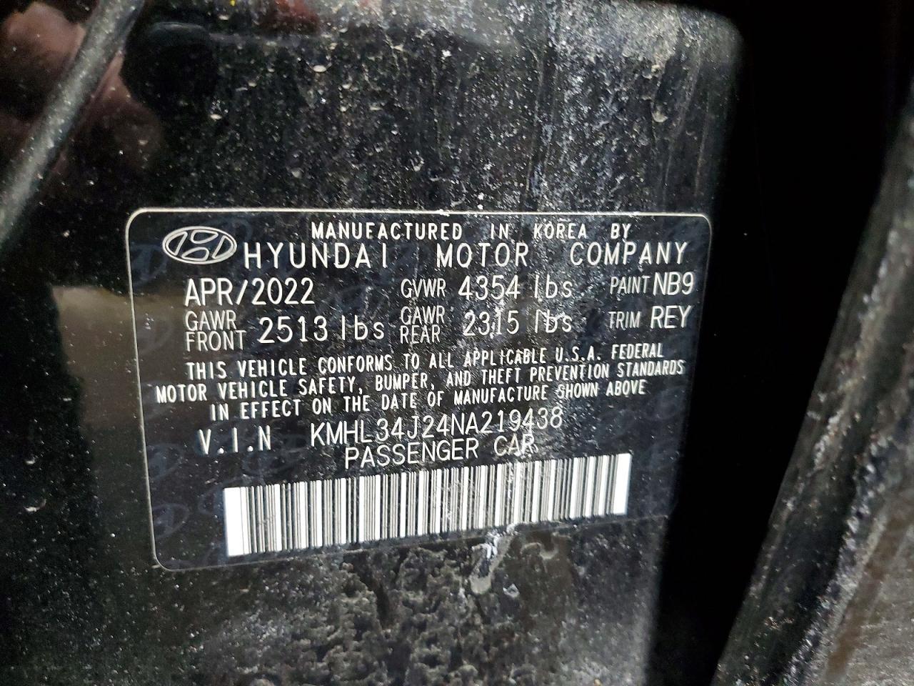 2022 HYUNDAI SONATA