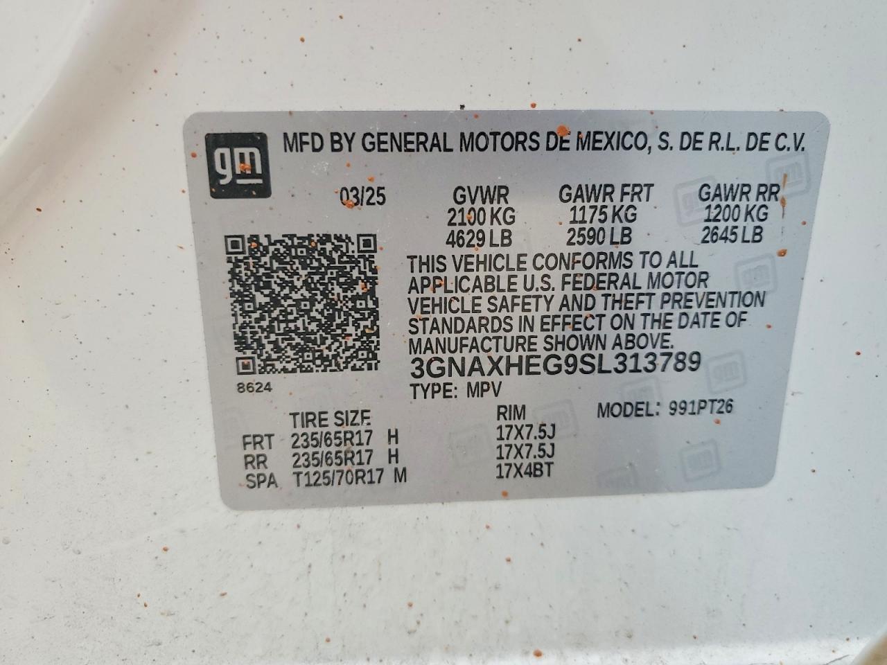 2025 CHEVROLET EQUINOX