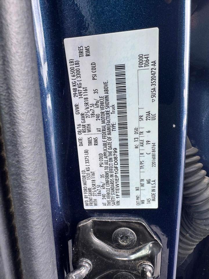 2016 FORD F-150