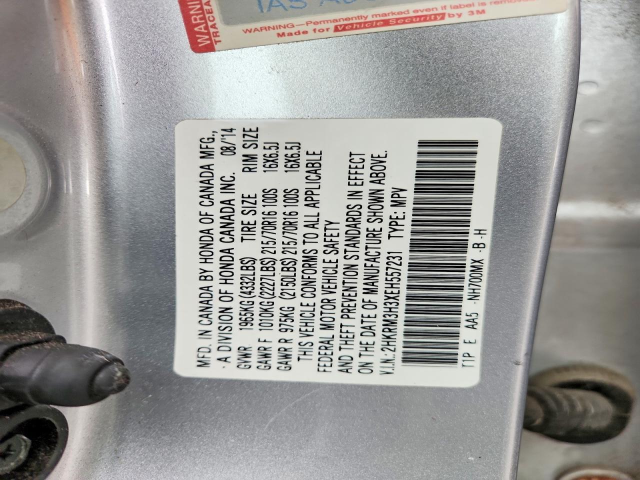2014 HONDA CR-V