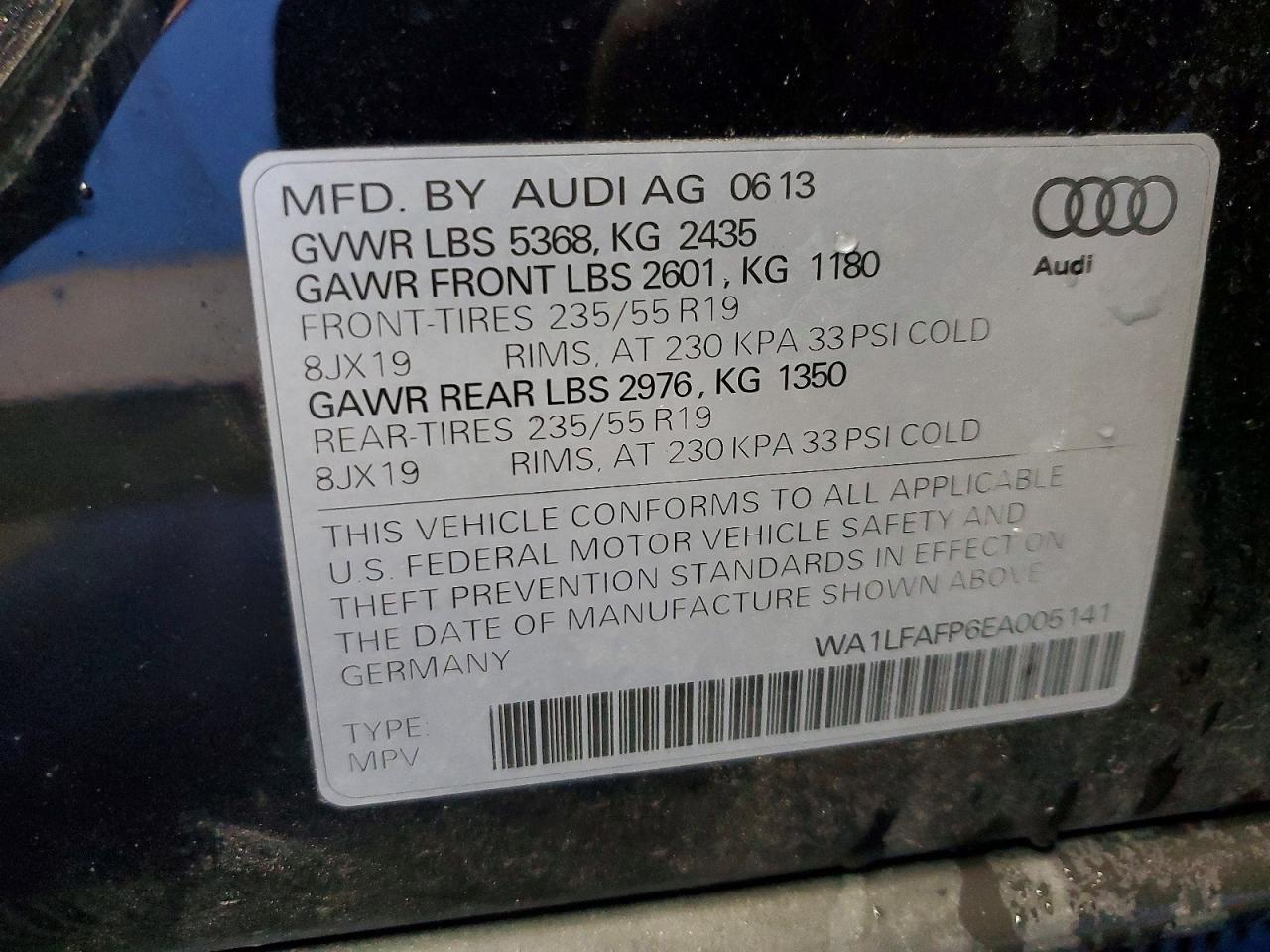 2014 AUDI Q5