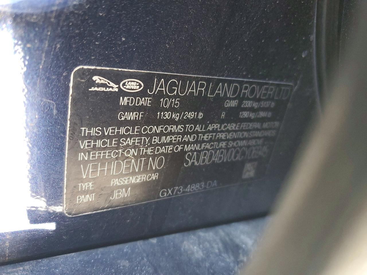2016 JAGUAR XF