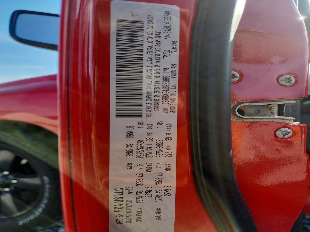 2018 RAM 1500