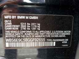 2016 BMW M6 Gran Coupe