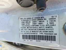 2013 HONDA CIVIC