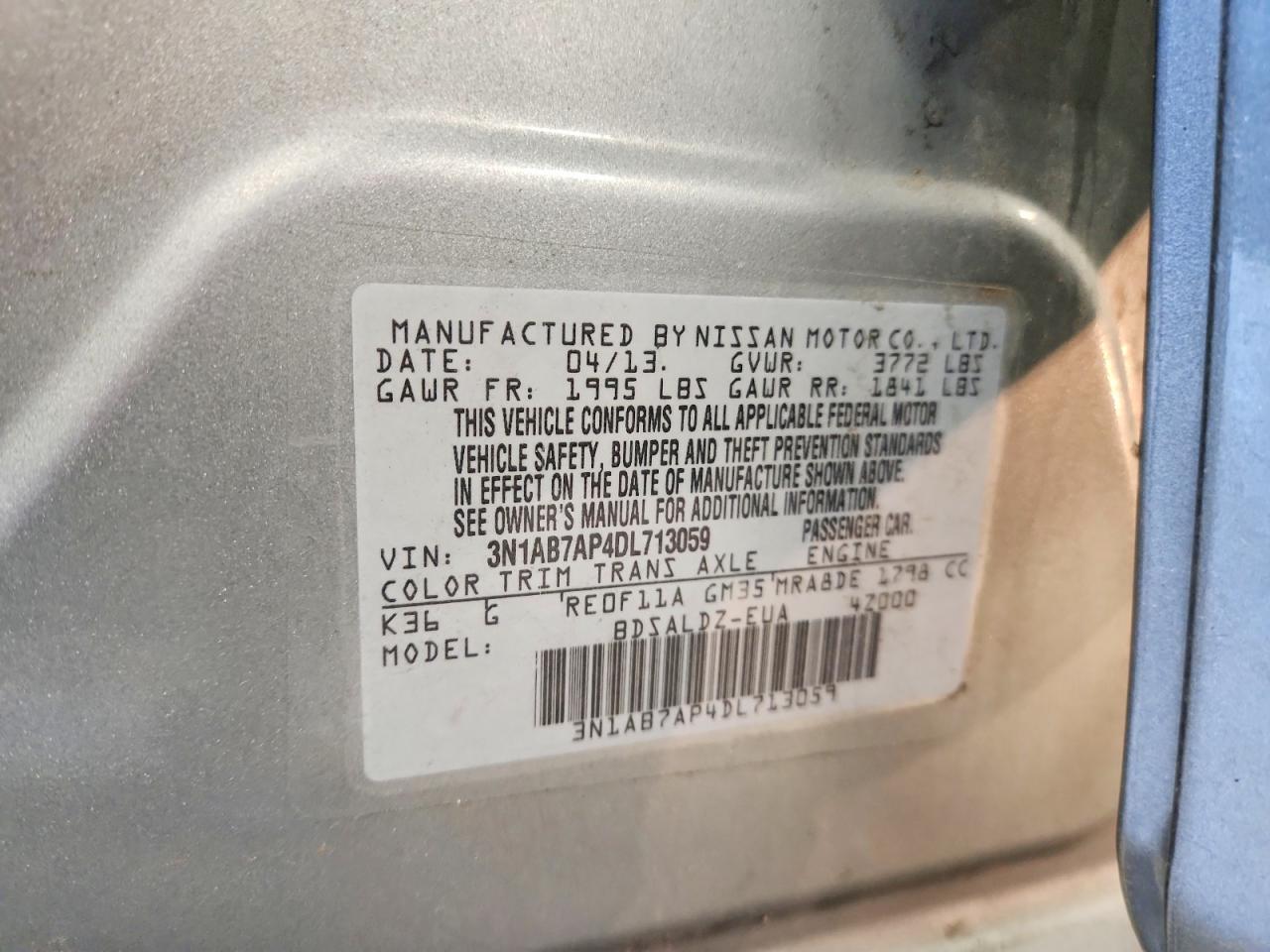 2013 NISSAN SENTRA