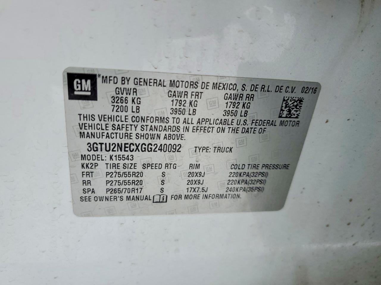 2016 GMC Sierra