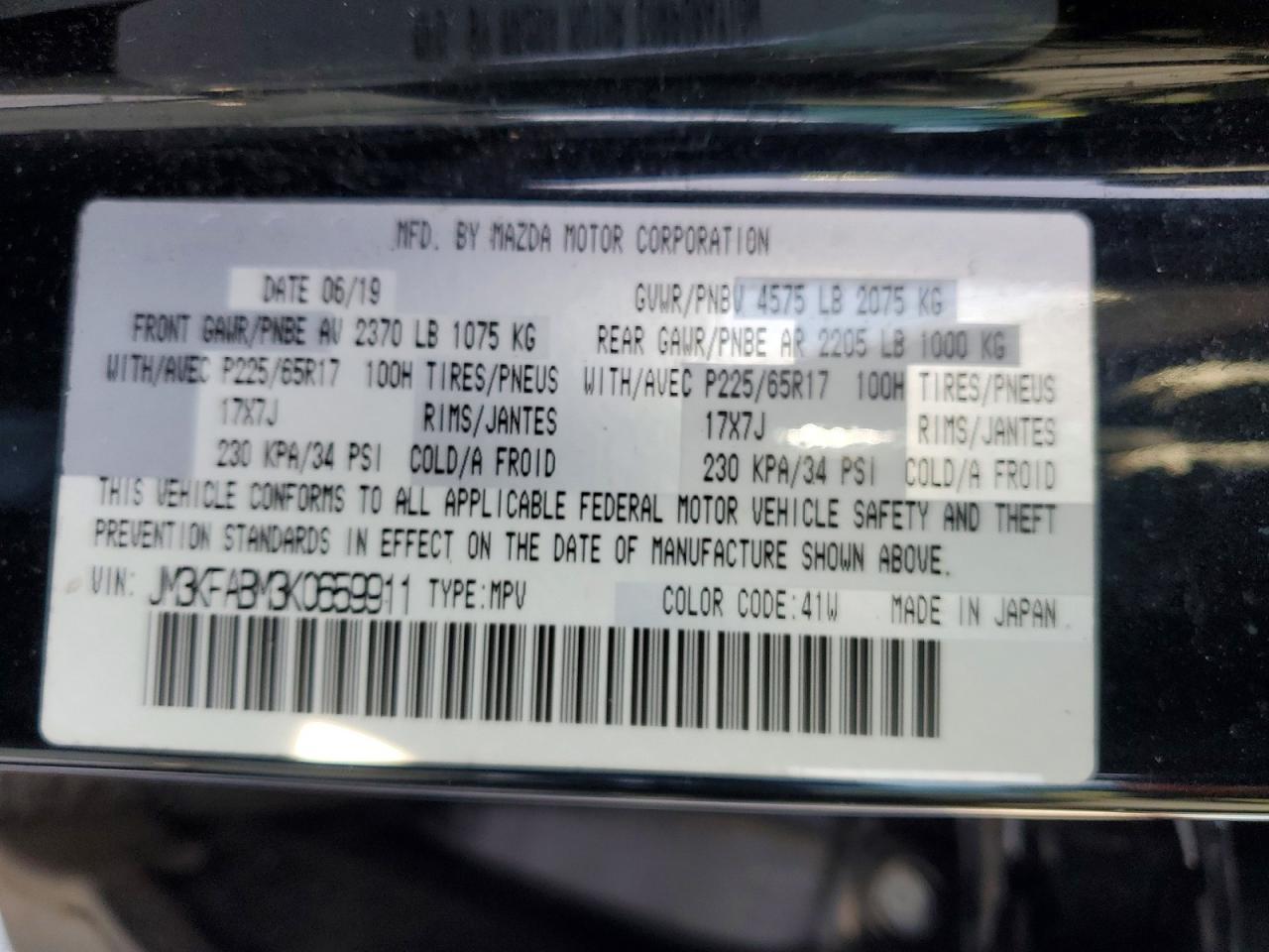2019 MAZDA CX-5