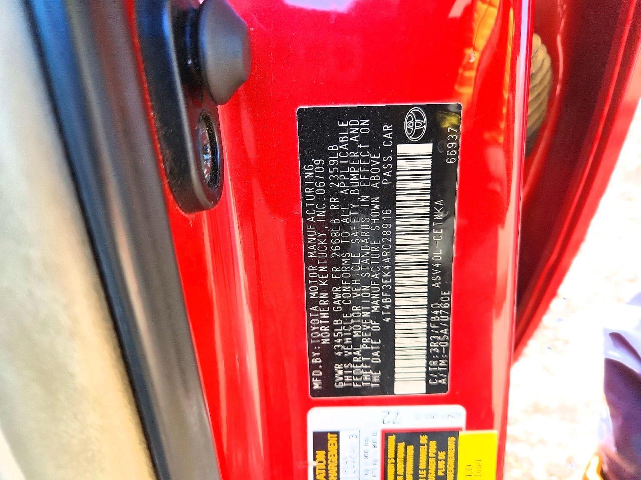 2010 TOYOTA CAMRY