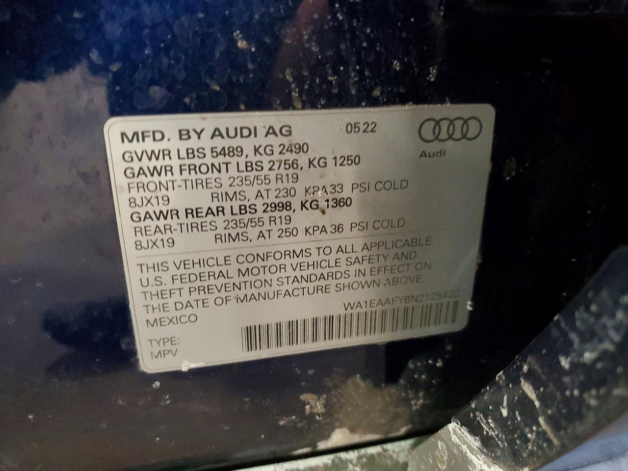 2022 AUDI Q5