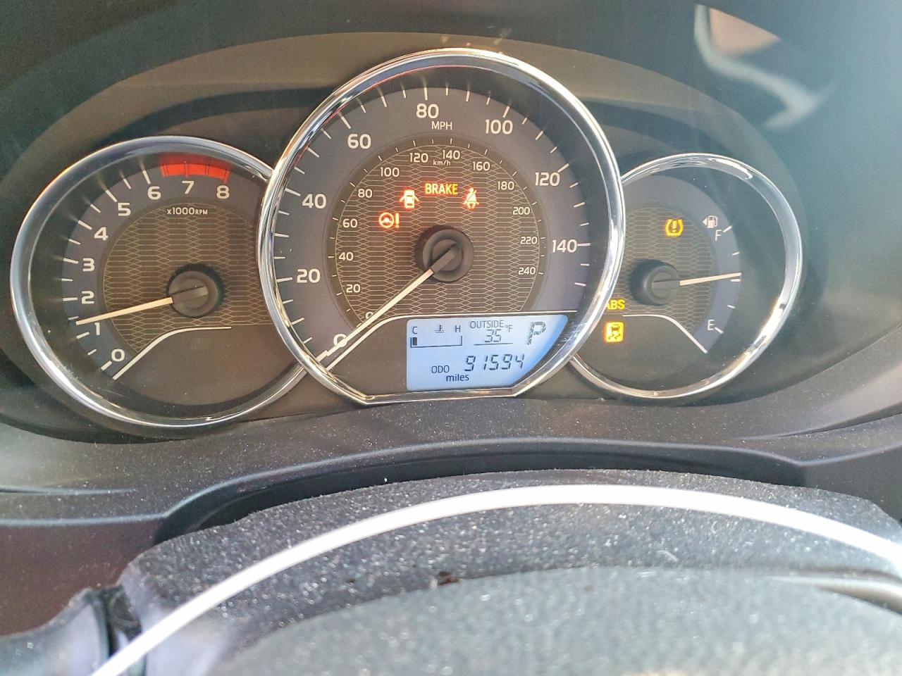 2016 TOYOTA COROLLA