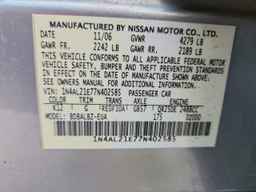 2007 NISSAN ALTIMA