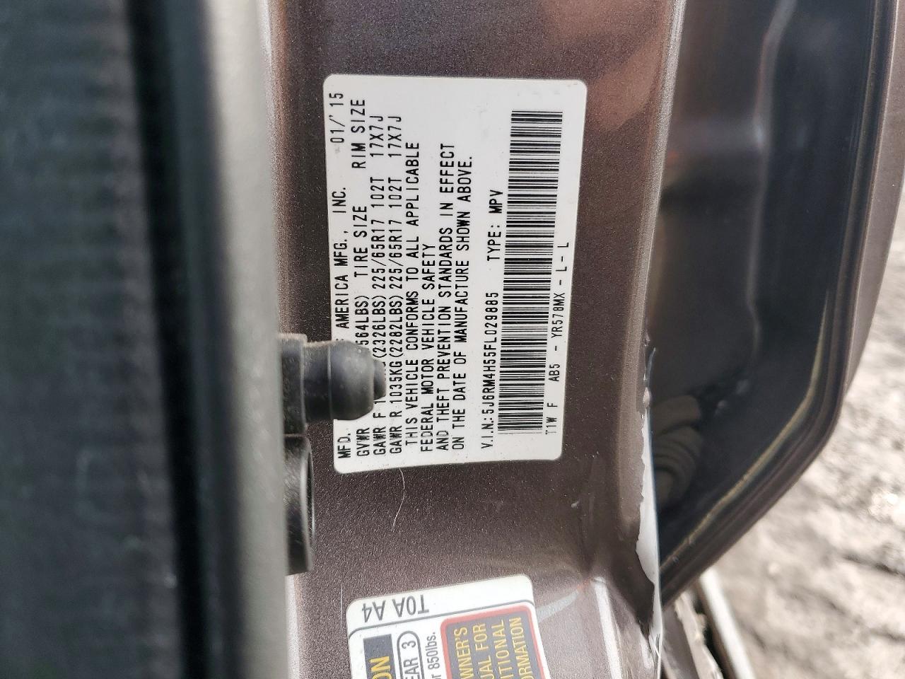 2015 HONDA CR-V