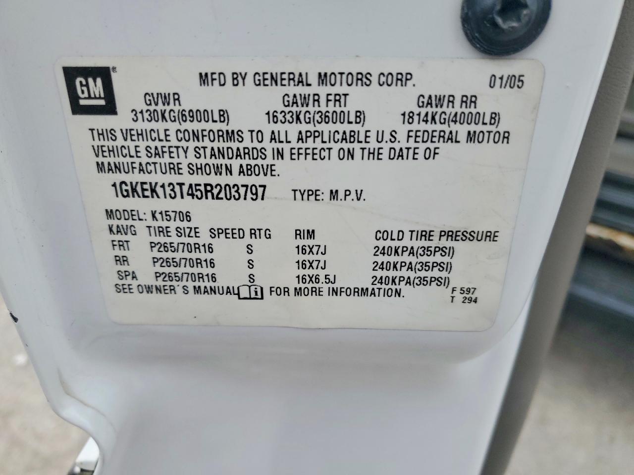 2005 GMC Yukon