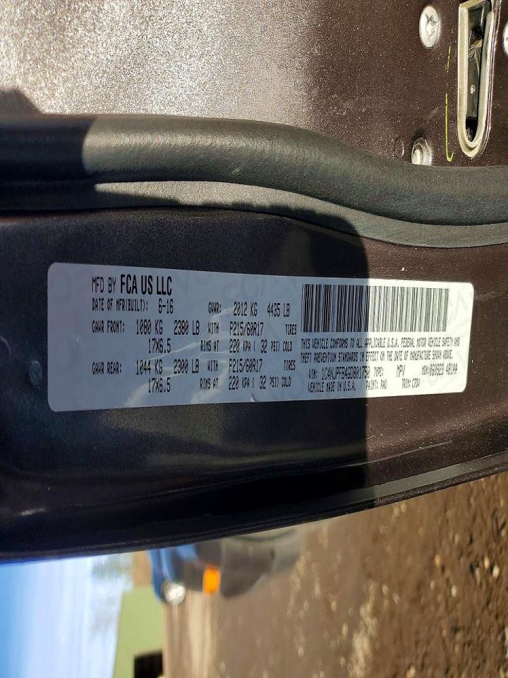 2016 JEEP PATRIOT