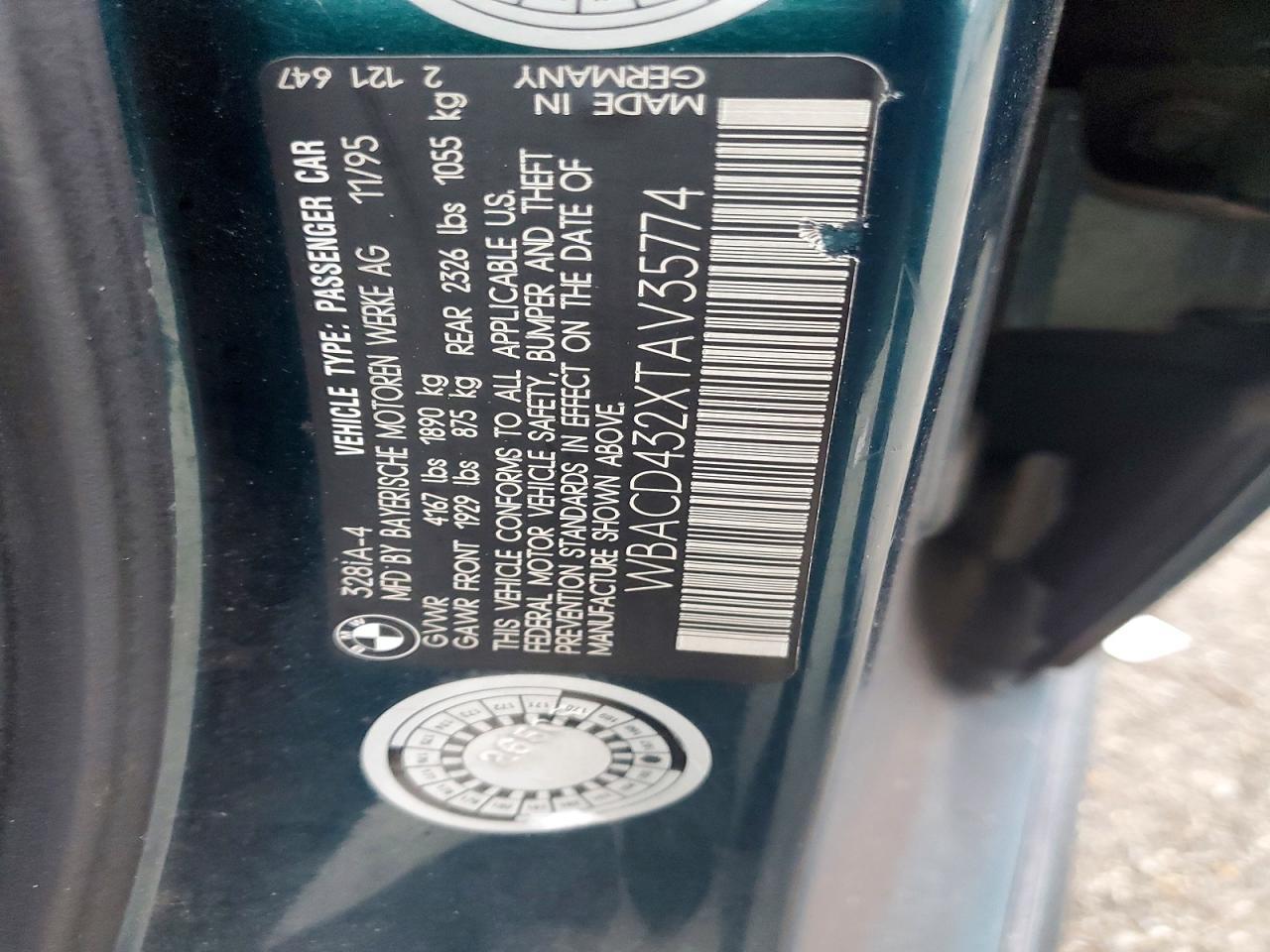 1996 BMW 3 SERIES