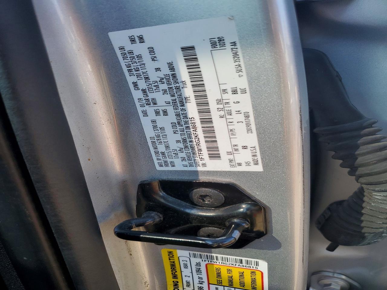 2019 FORD F-150