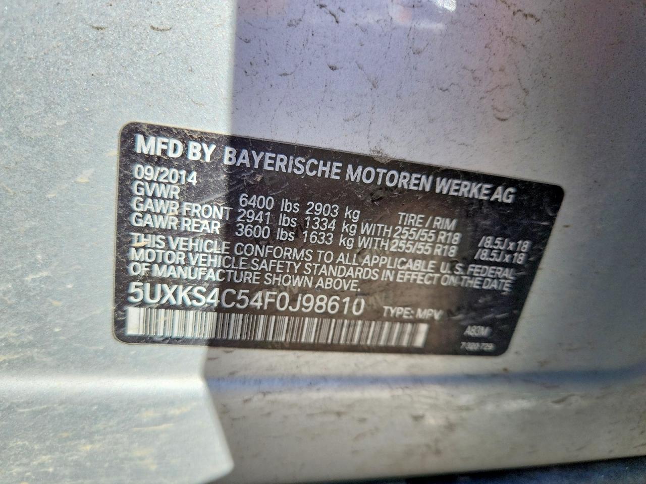 2015 BMW X5