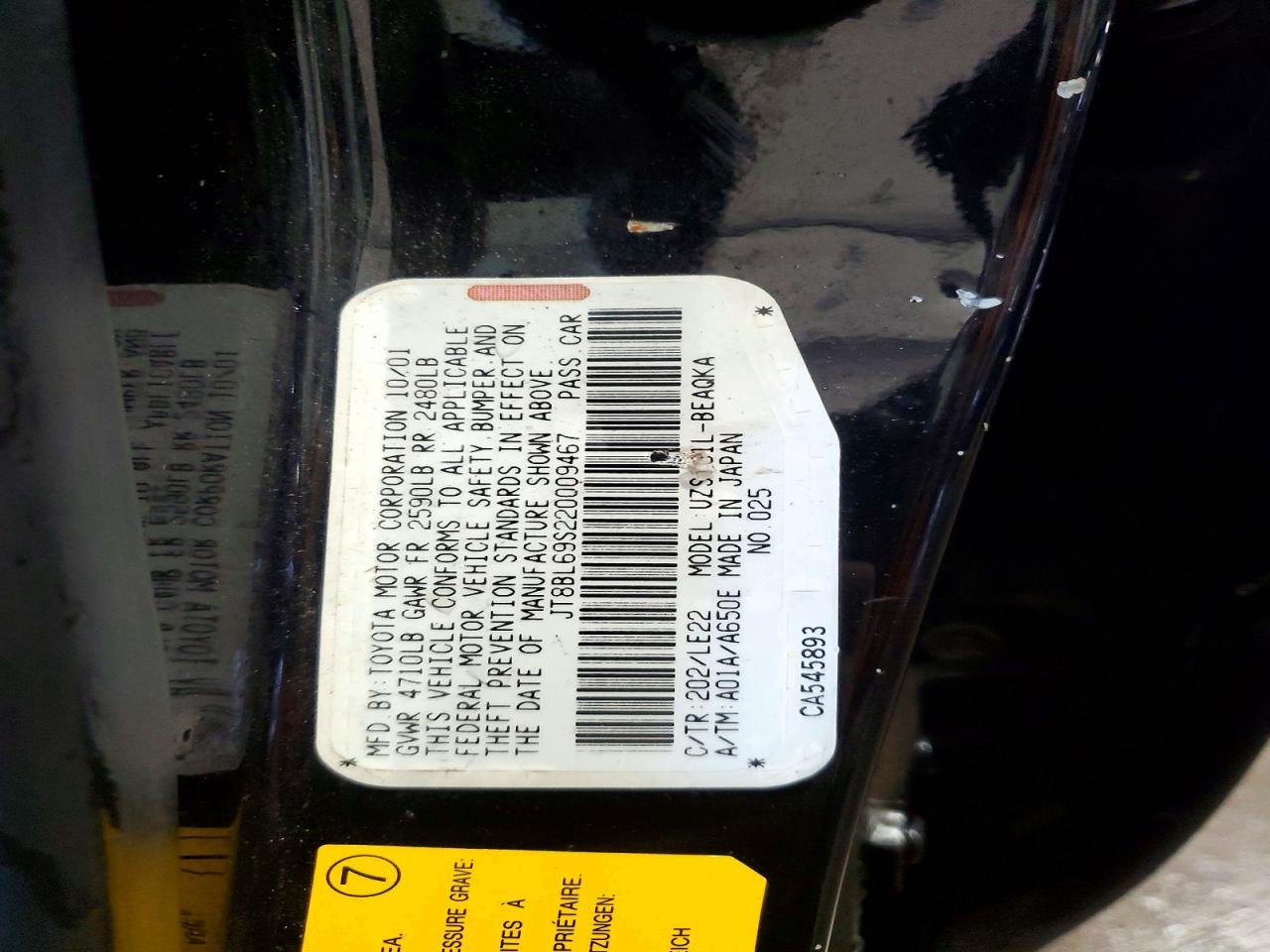 2002 LEXUS Gs 430