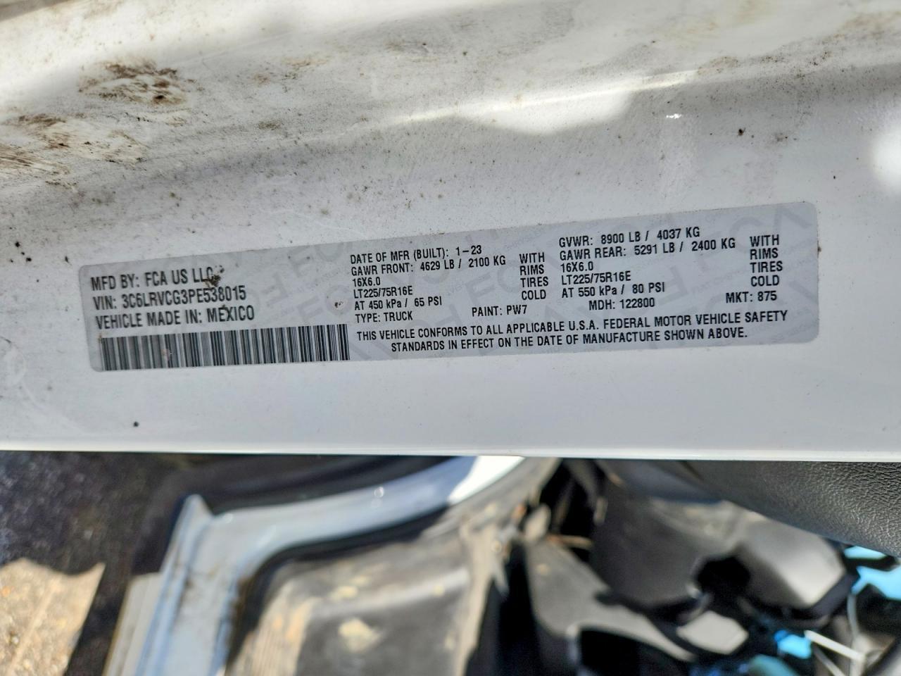 2023 RAM ProMaster 2500