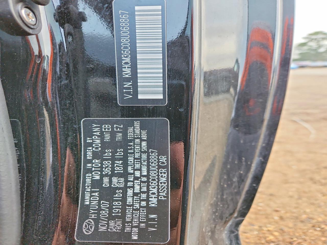2008 HYUNDAI ACCENT