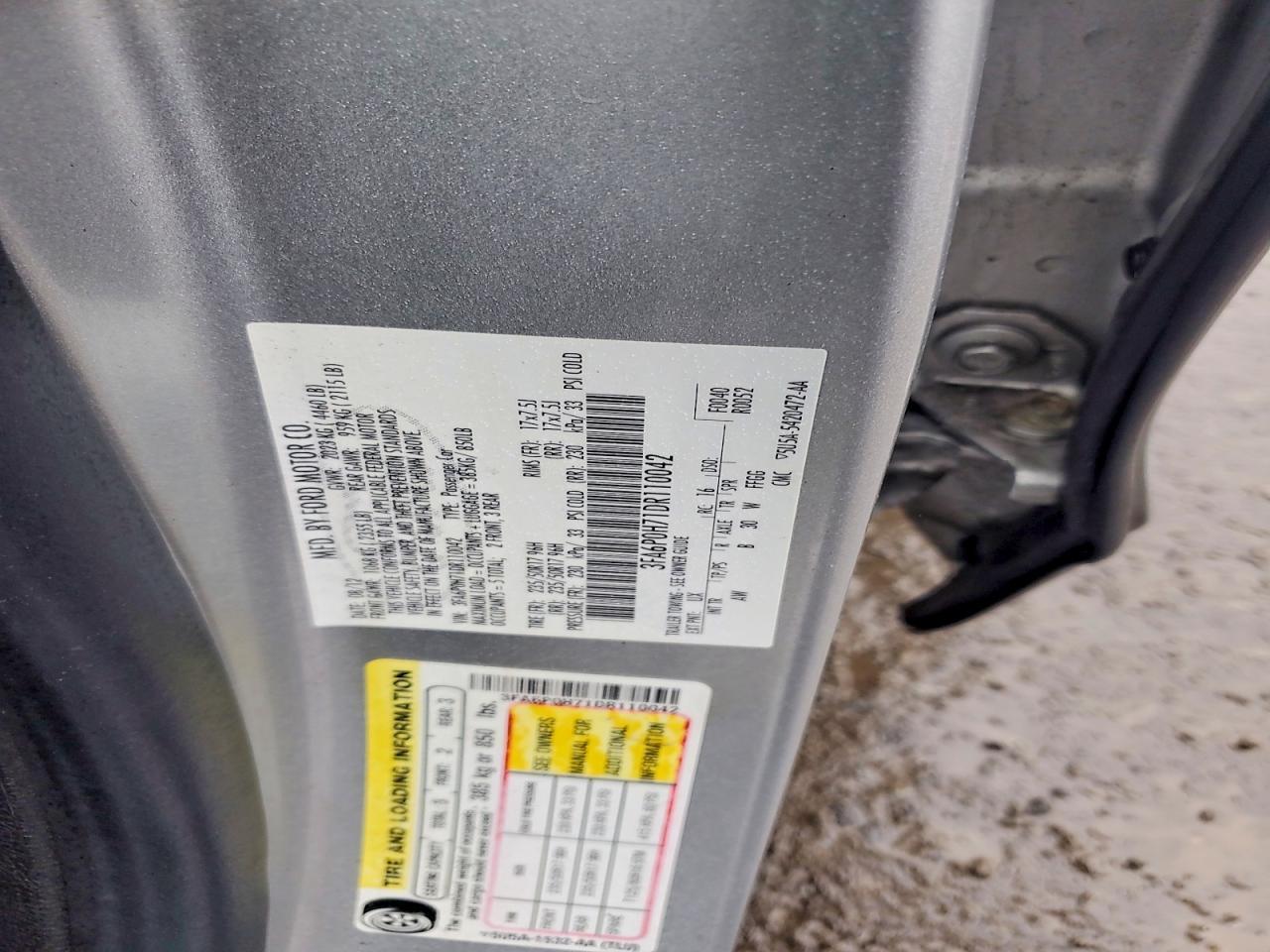 2013 FORD FUSION