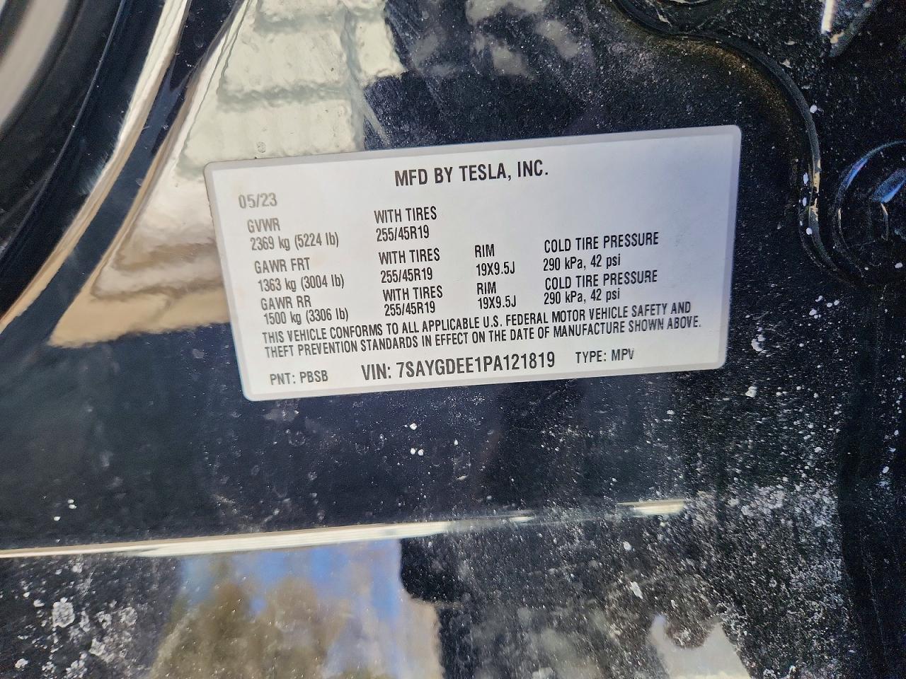2023 TESLA MODEL Y
