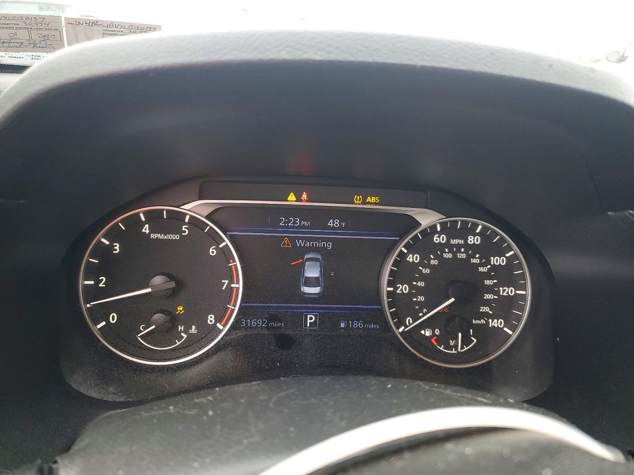 2020 NISSAN ALTIMA