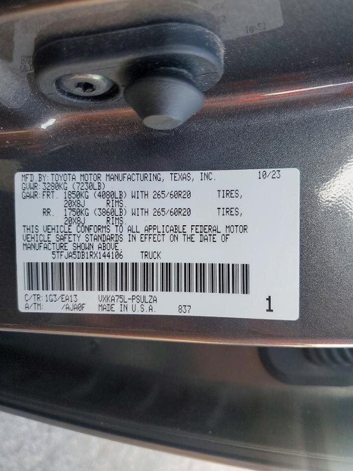 2024 TOYOTA TUNDRA