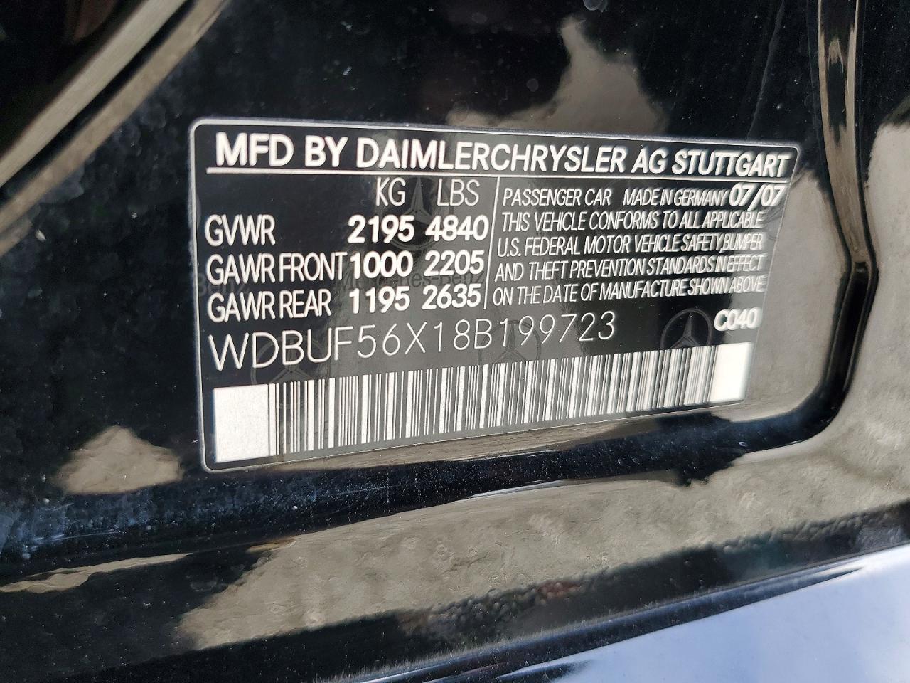 2008 MERCEDES-BENZ E-Class
